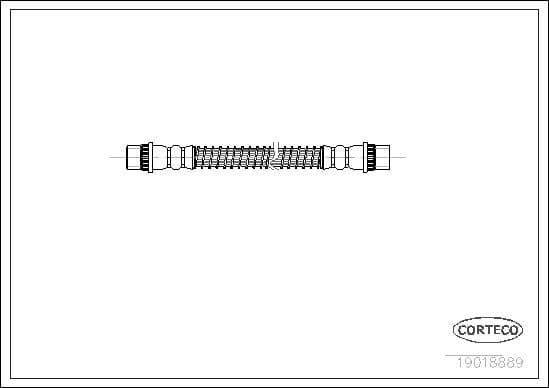 Brake Hose 19018889 - image 2