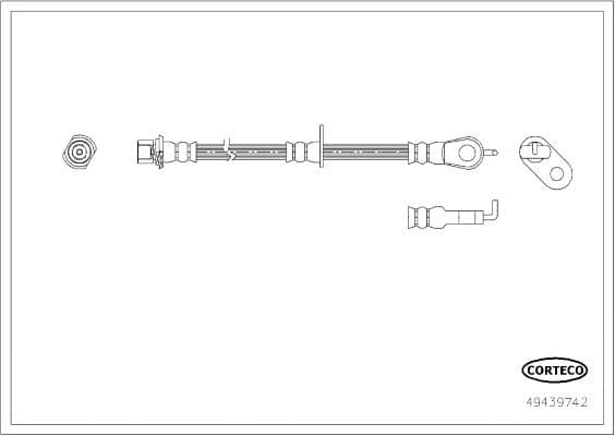Brake Hose 49439742 - image 2