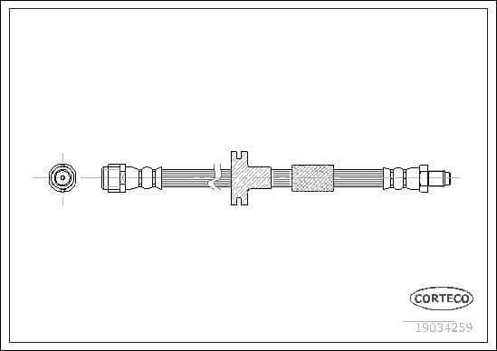 Brake Hose 19034259 - image 3
