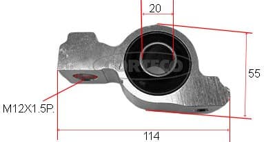 Mounting, control/trailing arm 80000089 - image 2