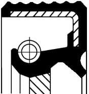 Seal gear box rear 010 19287B - image 3