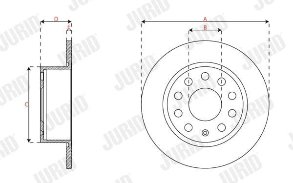 Brake Disc COAT+ 563593JC - image 2