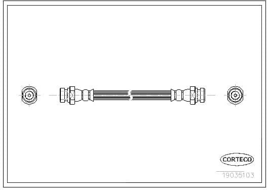 Brake Hose 19035103 - image 2