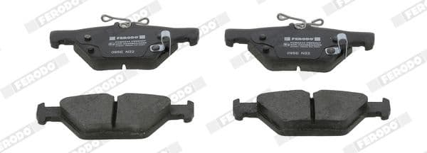 Brake pads rear, Top Quality FDB5244