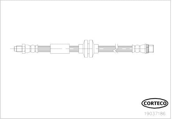 Brake Hose 19037186 - image 2