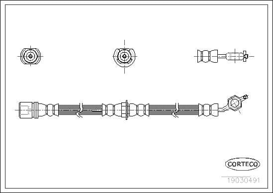 Brake Hose 19030491 - image 2