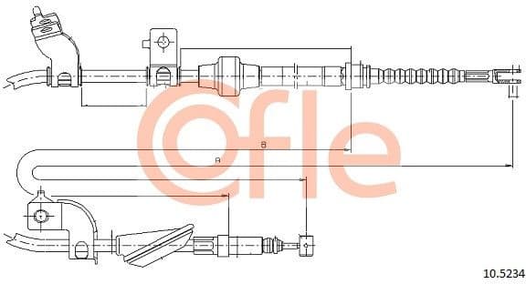 Cable Pull, parking brake 92.10.5234