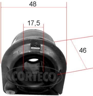 Mounting, stabiliser bar 49371888 - image 2