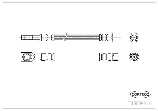 Brake Hose 19026813 - image 2