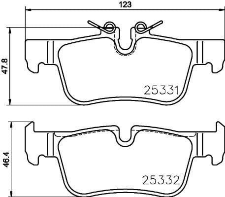 Brake Pad Set, disc brake BEYOND LINE - EV P 06 094E
