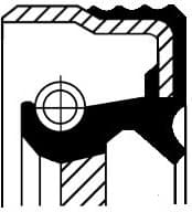 Shaft Seal, crankshaft 12016489B - image 2