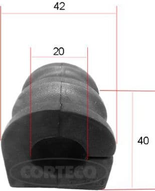 Mounting, stabiliser bar 49371657 - image 2