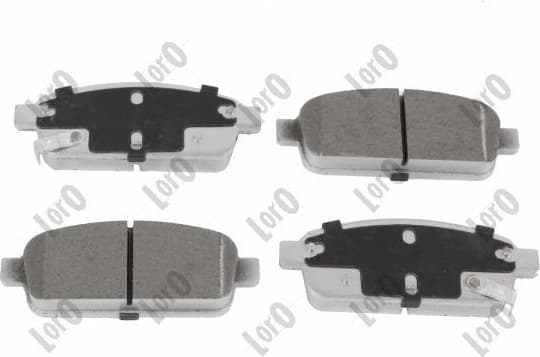Brake Pad Set, disc brake LORO 231-02-026
