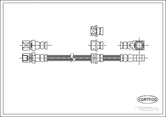 Brake Hose 19032219 - image 2