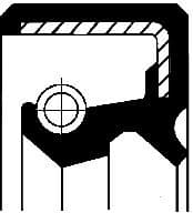 Shaft Seal, manual transmission 15510035B - image 2