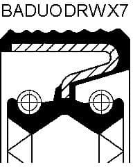 Seal transfer case 493 58040