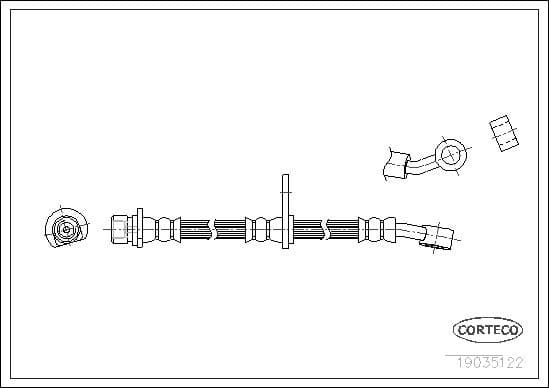 Brake Hose 19035122 - image 2