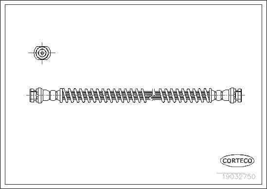 Brake Hose 19032750 - image 2