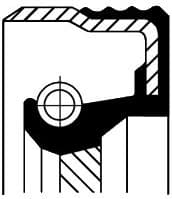 Shaft Seal, camshaft 12013757B - image 3