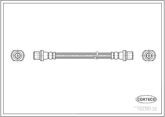 Brake Hose 19036132 - image 2