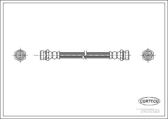 Brake Hose 19033525 - image 2