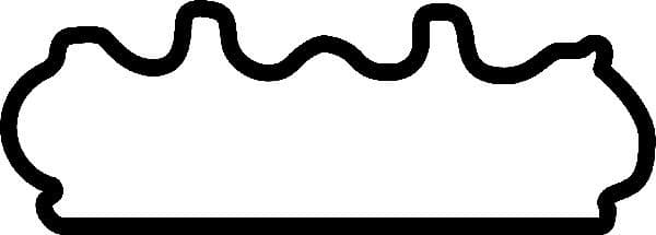 Gasket, cylinder head cover 023170P - image 2