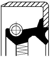 Shaft Seal, manual transmission 12012768B - image 2