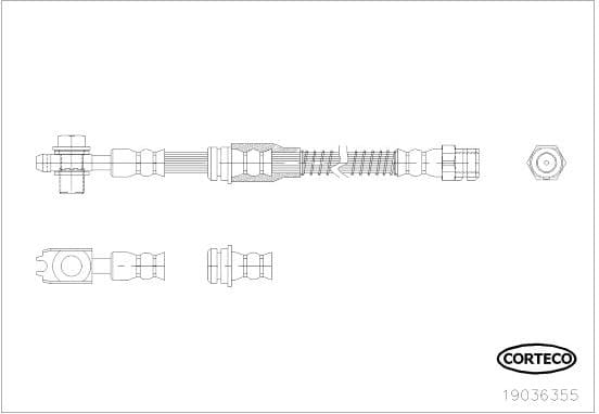 Brake Hose 19036355 - image 4