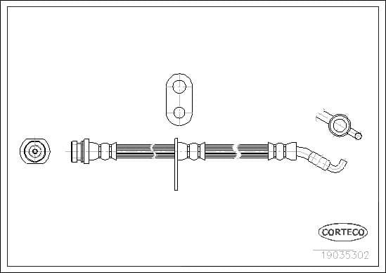 Brake Hose 19035302 - image 3