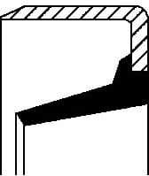 Shaft Seal, wheel hub 12011541B - image 2