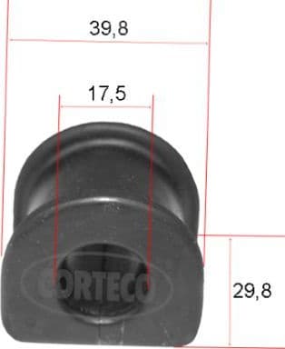 Mounting, stabiliser bar 49371775 - image 2