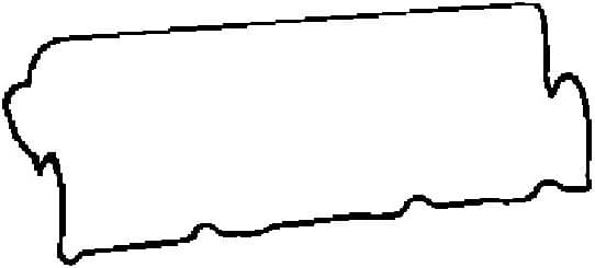 Gasket, cylinder head cover 440392P - image 2