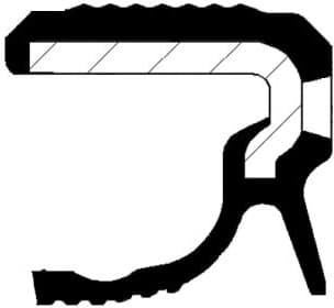 Seal distributor axle 200 36307B - image 2