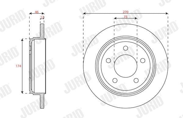 Brake Disc COAT+ 563567JC - image 2