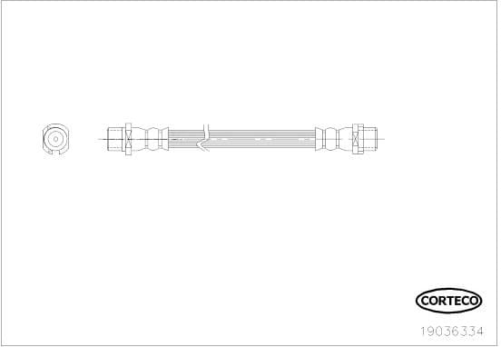 Brake Hose 19036334 - image 2