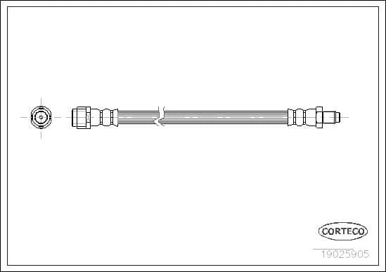 Brake hose front 19025905 - image 3