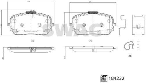 Brake Pad Set, disc brake 33 10 9322