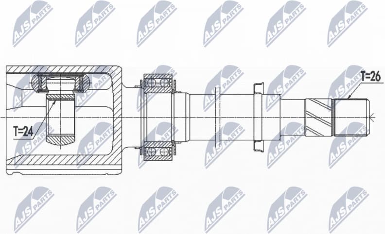 Joint Kit, drive shaft NPW-NS-097