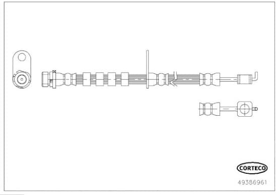 Brake Hose 49386961 - image 2