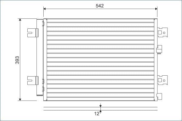 Condenser, air conditioning 814077 - image 2
