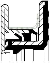 Shaft Seal, crankshaft 12029818B - image 5