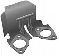 Gasket, exhaust manifold 460322P - image 2