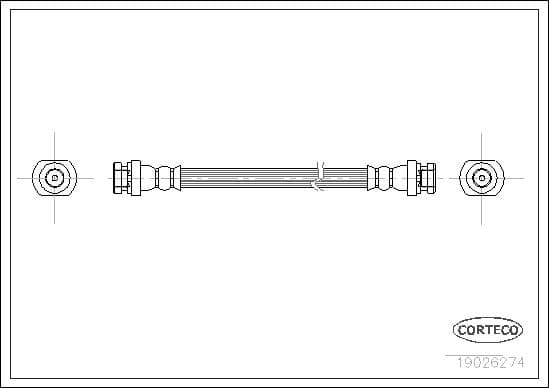 Brake Hose 19026274 - image 3