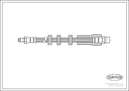 Brake Hose 19025848 - image 2