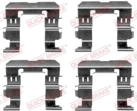 Accessory Kit, disc brake pad 109-1612