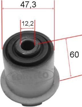 Mounting, control/trailing arm 21652928 - image 2