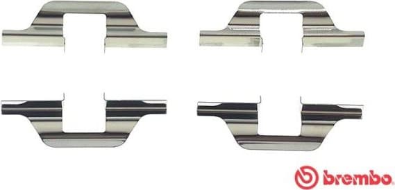 Accessory Kit, disc brake pad PRIME LINE A02304