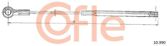 Cable Pull, parking brake 92.10.990