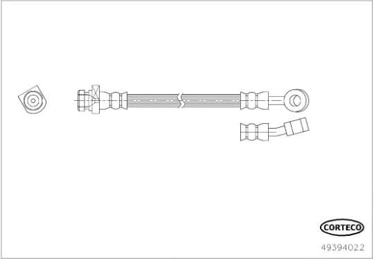 Brake Hose 49394022 - image 2