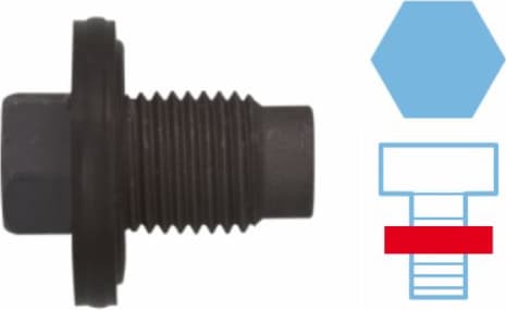 Screw Plug, oil sump 220073H - image 3